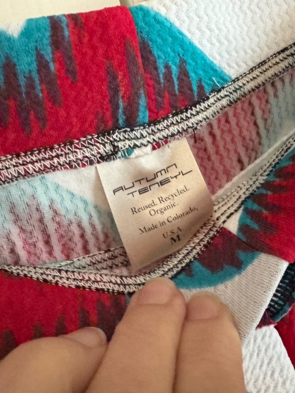NWT, AUTUMN TENEYL DAPHNE PANTS IN FIRE AND ICE PRINT - Picture 4 of 14